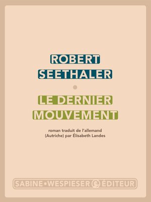 cover image of Le dernier mouvement
